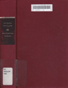 Barchester Towers anthony trollope