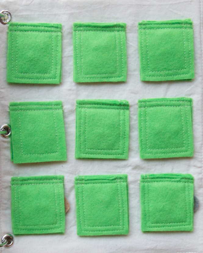 busy book page 7 felt animals