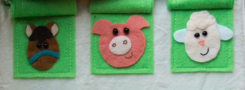 busy book page 7b felt animals
