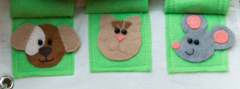 busy book page 7d felt animals